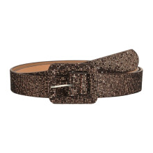 Girls Shinning Sequins Belt for Dress Coat Jeans Waist Belt Harajuku Sequins Wide Waist Belt Ladies Formal Belt