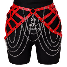 Punk Suspender Strap Belts Harajuku Women Adjust PU Leather Garter Belt Elasticity Body Harness Sexy Tight Leg Harness Bondage
