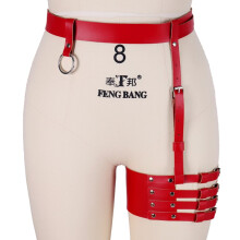 Suspender Strap Belts Harajuku Women Adjust PU Leather Garter Belt Punk Elasticity Body Harness Sexy Tight Leg Harness Bondage