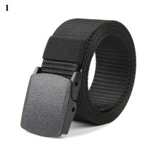 Men's Military Automatic Buckle Nylon Belt Function Men's Braided Belt Outdoor Travel Hiking Canvas Waistband