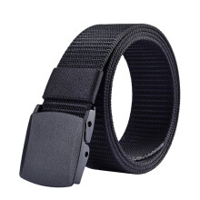 Men Belt Solid Adjustable Buckle Men Lightweight All Match Clothes Accessories Waist Belt Daily Wear