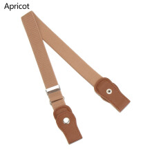 Kids Buckle-Free Elastic Belt Boys Girls Adjustable Stretch Canvas Waist Belt For Jeans Pants Clothes Accessories