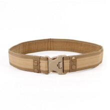 Army Style Thicken Combat Belts Quick Release Tactical Belt Men Canvas Waistband Outdoor Accessories