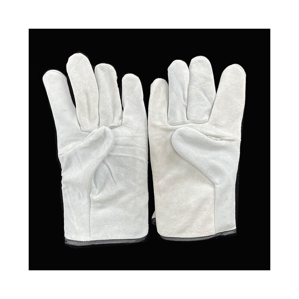 Mens Work Full Finger Leather Gloves Safety Working Mechanical Repairing Welders Womens Gardening Gloves 885656941620