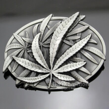 Vintage Belt Buckle Western Men Cowboy Vintage Palm Tree Pot Weed Leaf Combo Gift Jewelry Accessories