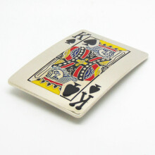 Western buckle poker game, the king of spades K wear-resisting costly both men and women belt buckle for 4.0 belt