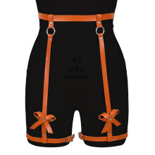 Bdsm Body Bondage Exotic Accessories Leather Spanking Flirting Tied Rope Stockings Garter Belt Harajuku Bowknot Buttocks Harness