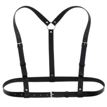 Wide Leather Waist Belt For Women Punk Gothic Body Bondage Sexy Chest Harness Belt Bra Cage Harajuku Suspenders