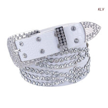 Rock Belts Women Pu-leather Strap Belts Cowboy Y2k Girls Belt for Pants Jeans Men