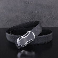 (Black Black buckle White-120cm) High young boy slide buckle corset belt men leather famous jeans Waistband