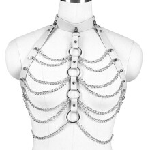 Punk Harness For Women Garter Belt Sexy Lingerie Belts Stockings Body Buttocks Bondage Leather Harness Belts Suspenders