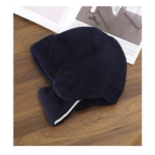 Autumn And Winter 2 Sets Of Anti-fog And Anti-cold Hats For Men And Women Winter Thick Dust-proof Knitted Warm Ear-muffs Cycling