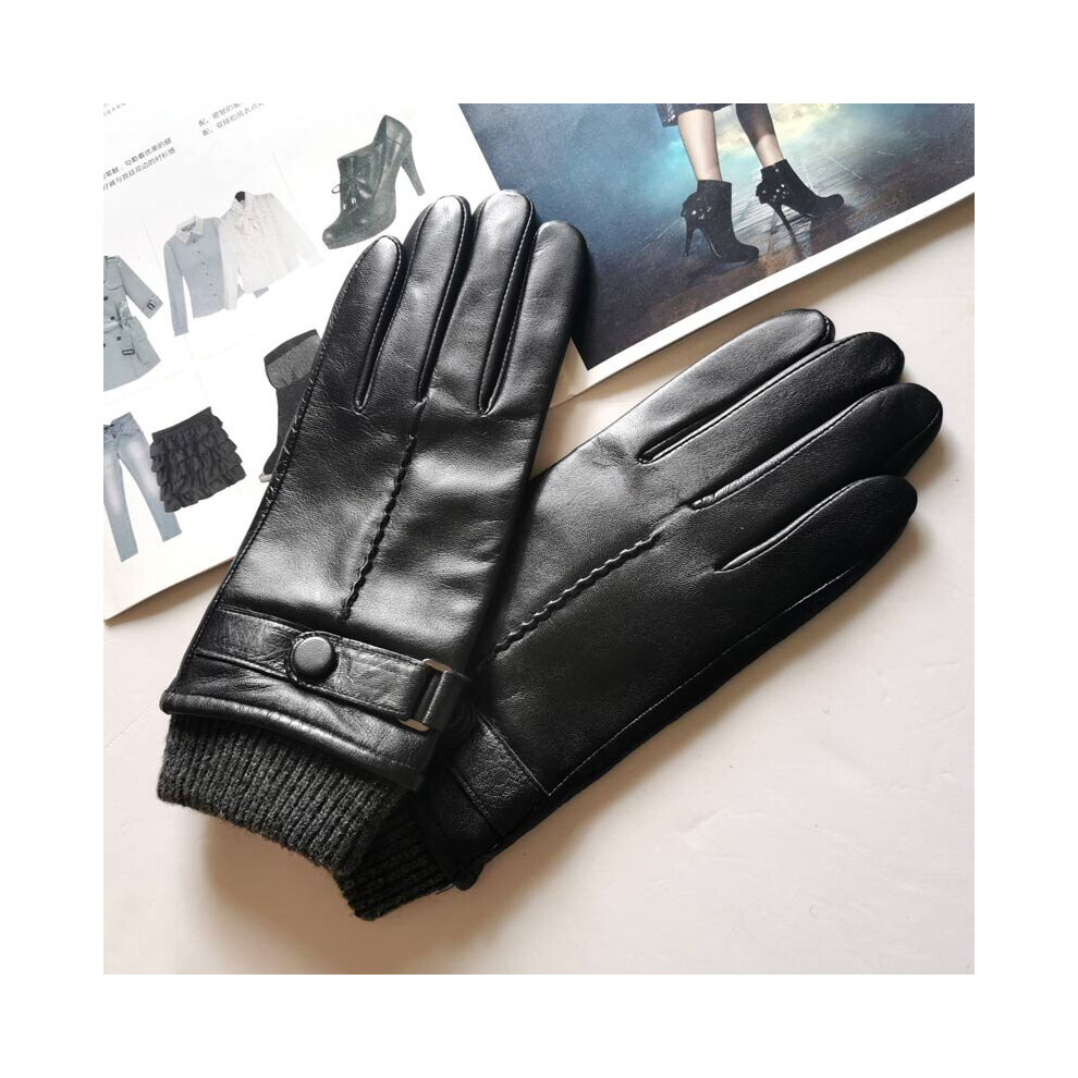 Mens Touch Screen Gloves Leather Motorcycle Glove Outdoor Full Finger Cycling Mountain Bicycle Guantes Moto Gloves Multicoloured 885656972211