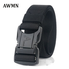 Good Tactical military CanvasYoung Students Nylon elastic Outdoor knitted Belt Army ceinture homme