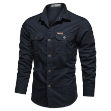 Men's Cotton Military Shirt Long Sleeve Army Tactical Military Combat Shirt Male Casual Slim Sports Top Men 5Xl