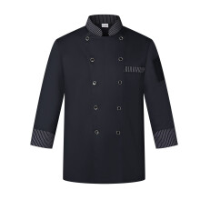 Chef overalls long sleeve men's and women's restaurant chef school hotel kitchen catering chef clothing tooling