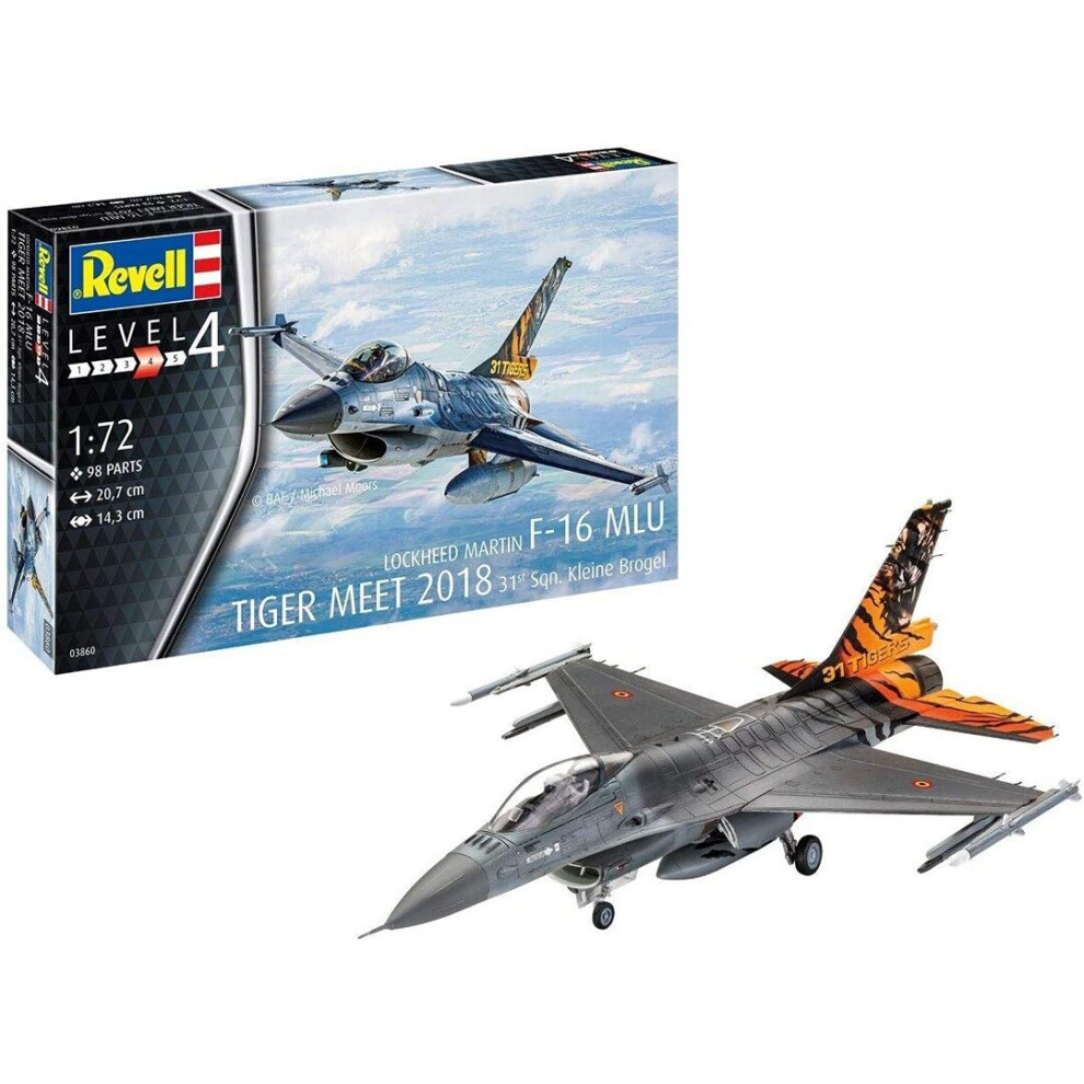 Model Set   F 16 mlu 31 Sqn. Klein Brogel 1:72