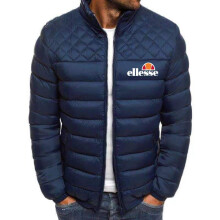 Autumn and Winter Men Jackets Casual Mens Outwear Coats Solid Stand Collar Male Windbreak Cotton Padded Down Jacke
