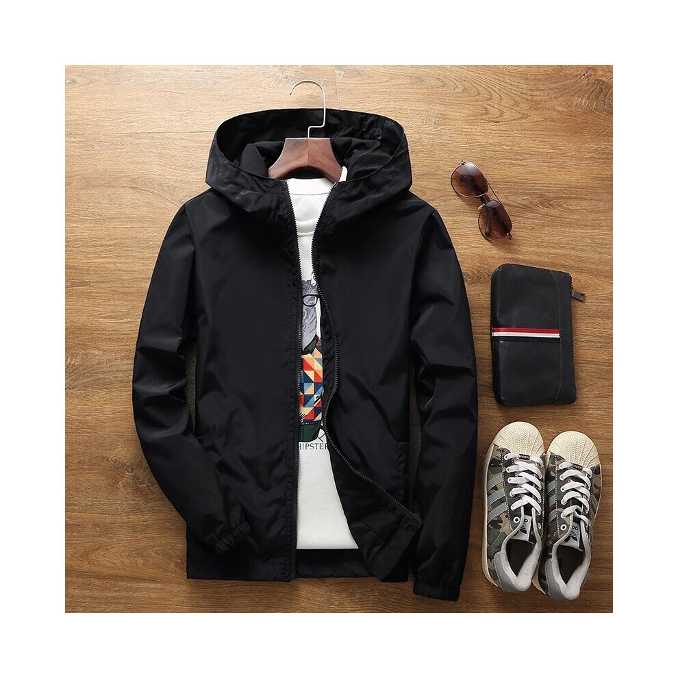 Windbreaker Jacket Men Autumn Outdoor Hooded Jacket Men Large Size Windbreaker Zipper Jacket Clothing-image-OPC-PBQWYKZ-NEW