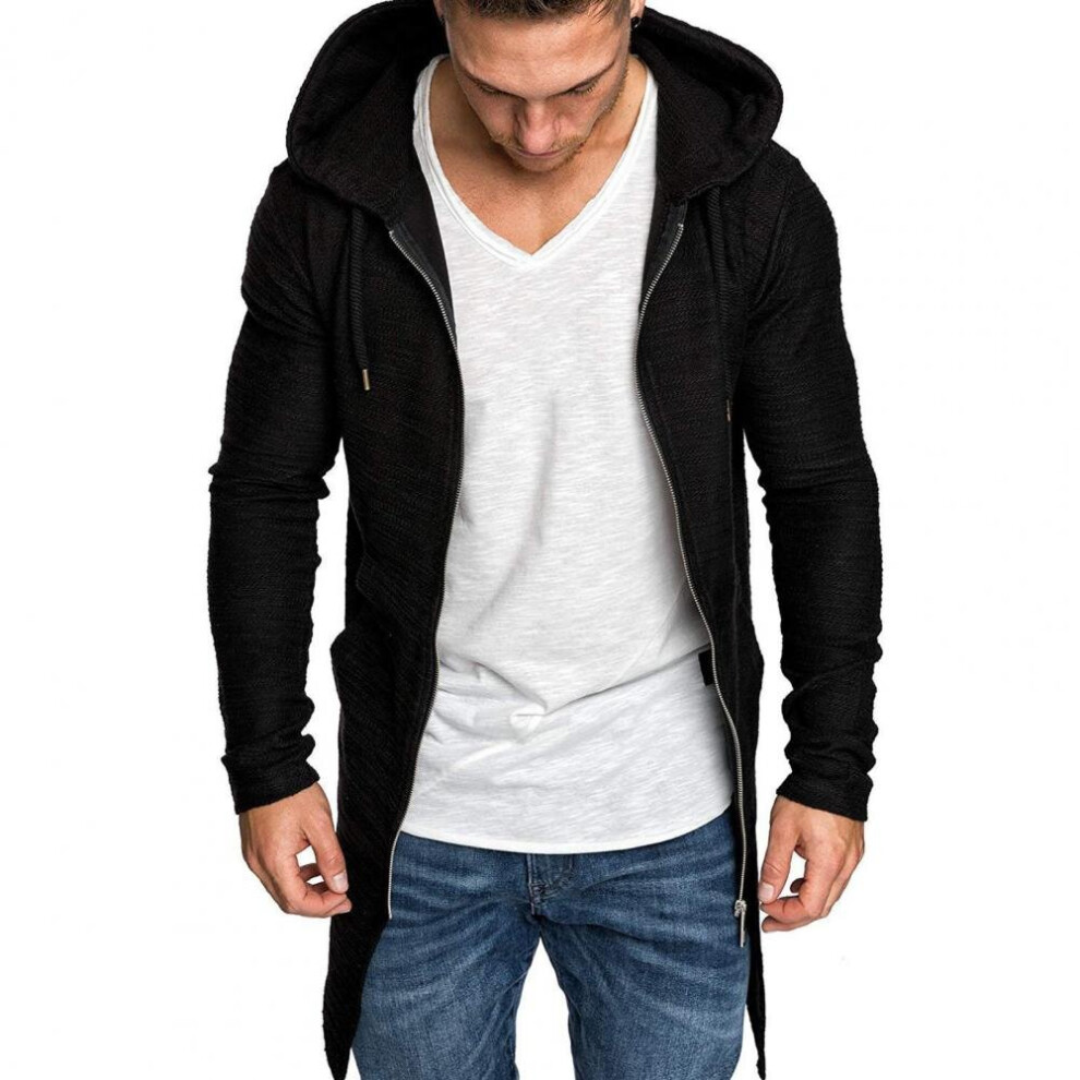 Men Coat Hat All Match Drawstring Quick Dry Men Coat Coat for Dating-image-OPC-PBQWYCT-NEW