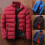 Warm Stand Collar for Work Cardigan Coat Windbreak Down for Work 2