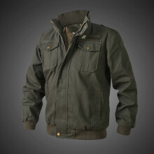 Outdoor Autumn Winter Work Men's Padded Welders Wear-resistant Canvas Repair Long Sleeve Multi-pocket Labor Clothes Jacket
