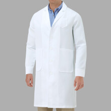 Uniforms Coat Men Workwear Professional Full Length 3 Pocket Coat Unisex Lab Scrubs Workwear Nurse Uniforms Coat