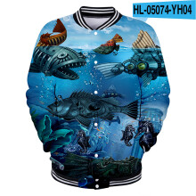 Baseball uniform Men's and women's clothing gear Couple jacket 3D digital printing Hip hop street14