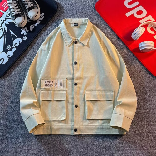 High Jackets Empty Lapel Button Work Jacket Men Women