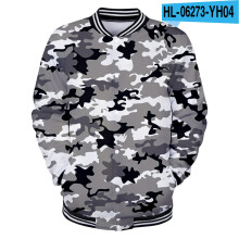 Baseball uniform Men's and women's clothing gear Couple jacket 3D digital printing Hip hop street4