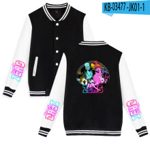 Katana ZERO Prints Baseball Uniform Women/Men's Long Sleeve Casual Streetwear Clothes Jacket