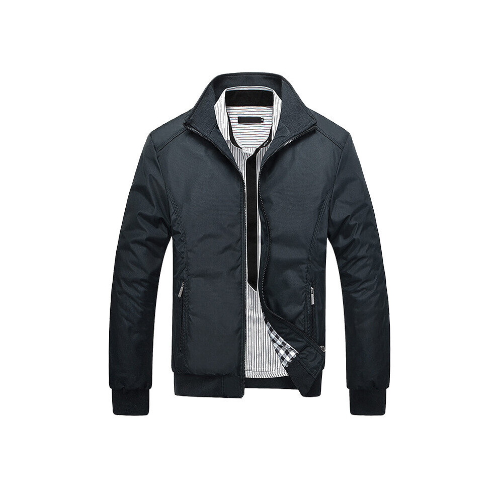 Jacket Men Spring Autumn Men's Casual Jackets Regular Stand Collar Slim Fit Thin Coat Male Overcoats Wind Breaker-image-OPC-PBQX9VG-NEW