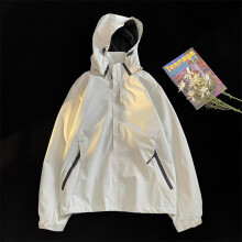 American High-Collar Hooded Workwear Jacket Men And Women In The Autumn And Winter Couples Functional Windbreaker Coat