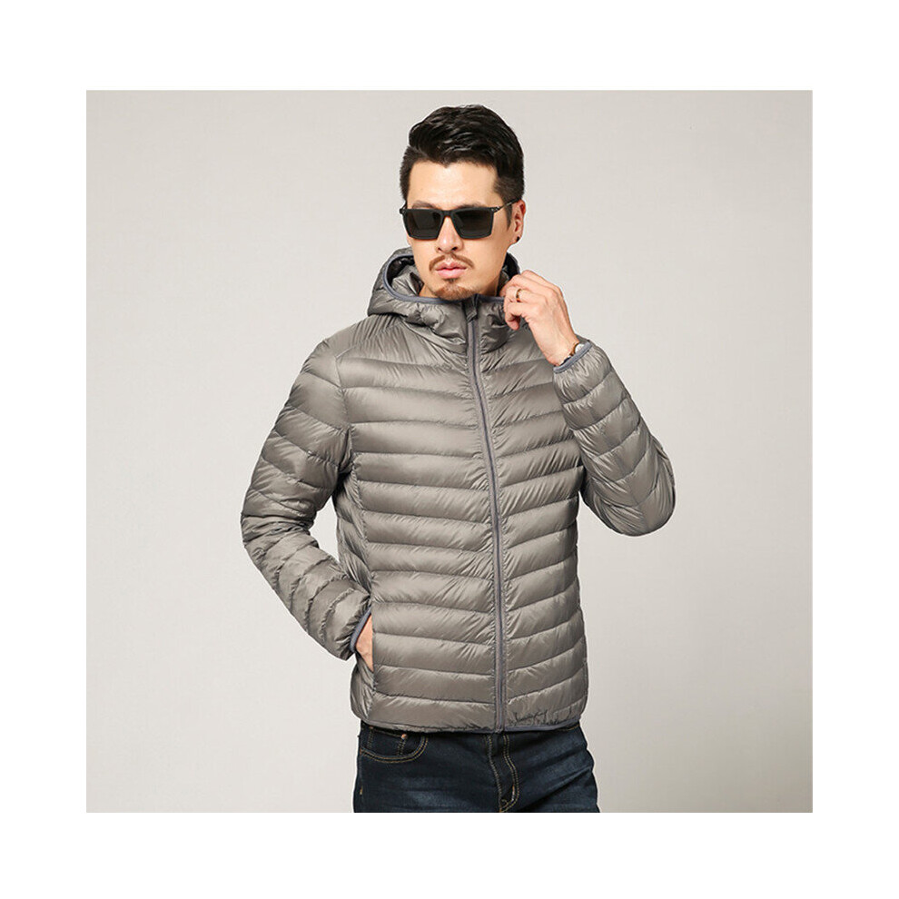Multi-color Winter Ultralight Duck Down Jacket Men Hooded Streetwear Light Feather Waterproof Warm Coat 4XL-image-OPC-PBQXFMJ-NEW