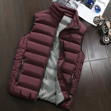 Mens Jacket Sleeveless Vest Winter Casual Slim Coat Clothing Vests Padded Men's Vest Men Waistcoat Big Size L~4XL