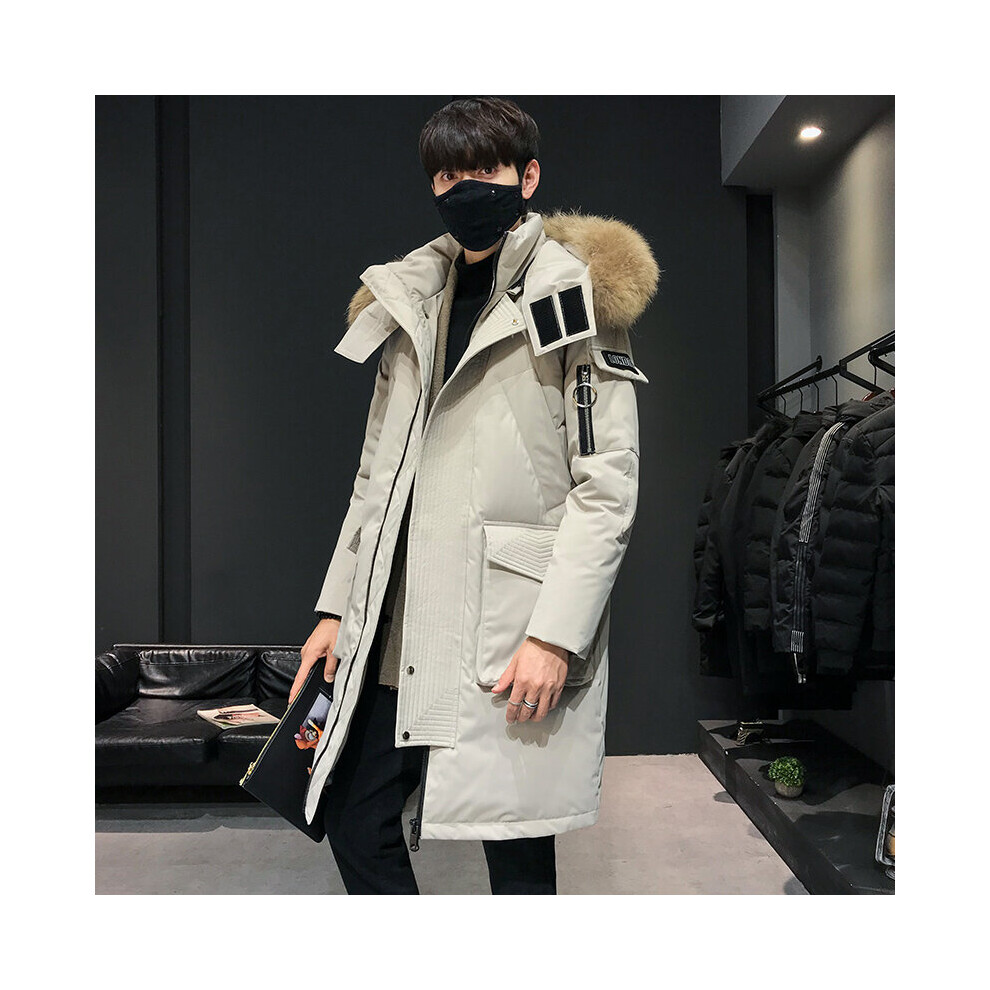 Winter Male Casual Long Parka Overcoat Outdoor Multi-pocket Warm Thick Men Duck Down Jacket Hooded Puffer Jackets Coat-image-OPC-PBQXGRY-NEW