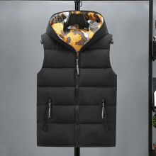 kindergarten clothes class clothes Midschool children camo vest autumn and winter children wearing cotton vest on both sides