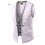 spring man individual character grid splicing two single breasted leisure 5 vest 4