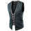 spring man individual character grid splicing two single breasted leisure 5 vest 1