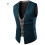 spring man individual character grid splicing two single breasted leisure 5 vest 2
