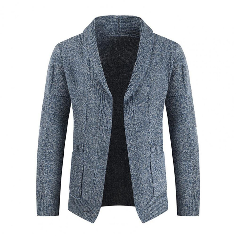 Formal slim fit suit for men Autumn Cardigan Sweater Men Lapel Cardigan Casual Sweater Blazer Suit for Men trajes de hombre-image-OPC-PBQXJ56-NEW