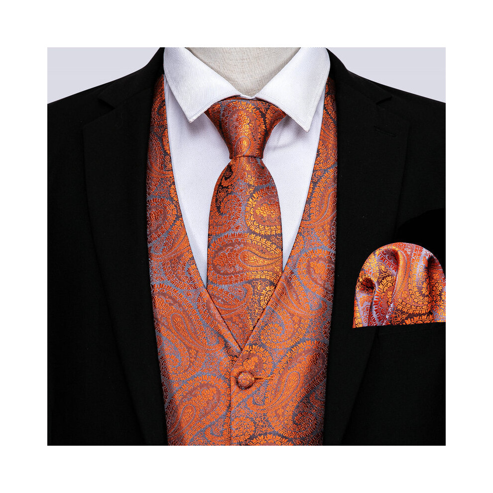 Tangerine Tapestry Necktie Tangerine Tapestry Necktie