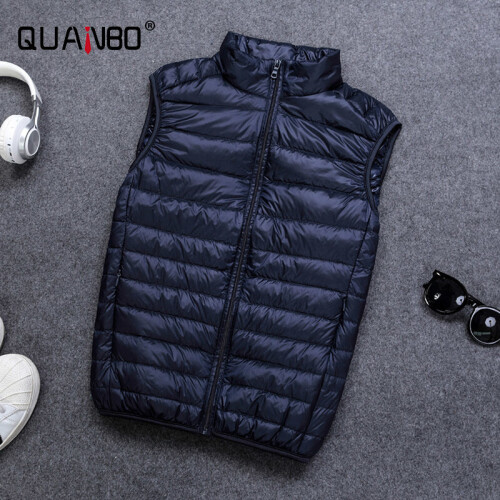 Men's Lightweight Water-Resistant Packable Puffer Vest 2
