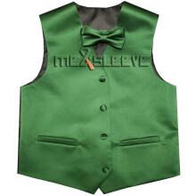 from baby to boy wedding flower boys solid waistcoat+bowtie