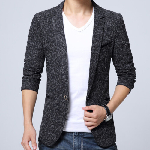 Men's casual blazers outlet slim fit