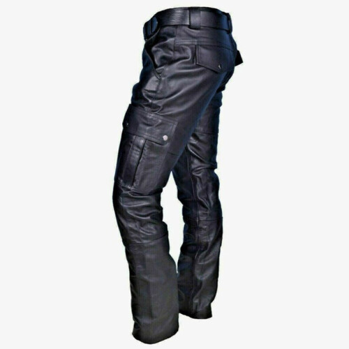 Men's Brown Leather Motorcycle Pants C500-12 - Open Road Leather &  Accessories