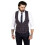 DeepSEA Plaid Pattern Mealy Double Breasted Cepken Vest 2200004 1