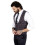 DeepSEA Plaid Pattern Mealy Double Breasted Cepken Vest 2200004 6