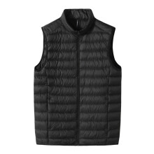 Arrival Large Autumn Winter Men Stand Collar Lightweight Down Vest Thin Loose Casual Plus Size XL-6XL 7XL 8XL