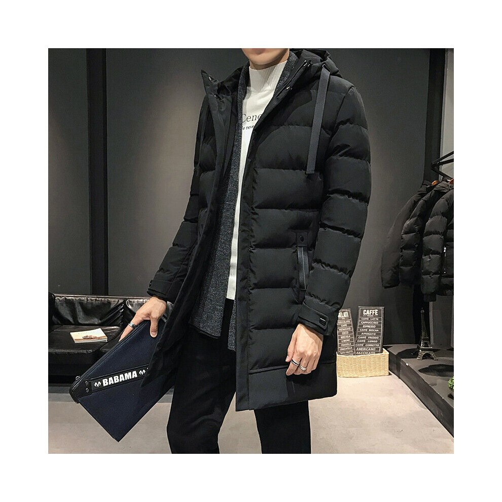 Men Long Down Jackets Winter Coats Chaquetas Hooded Casual Winter Parkas High Male Green Warm Parkas Coats Size 4XL-image-OPC-PBQXNH9-NEW